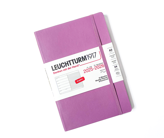 Leuchtturm agenda 25/26 A5 souple semaine & notes - Dusty Rose