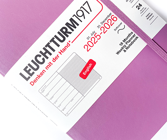 Leuchtturm agenda 25/26 A5 souple semaine & notes - Dusty Rose