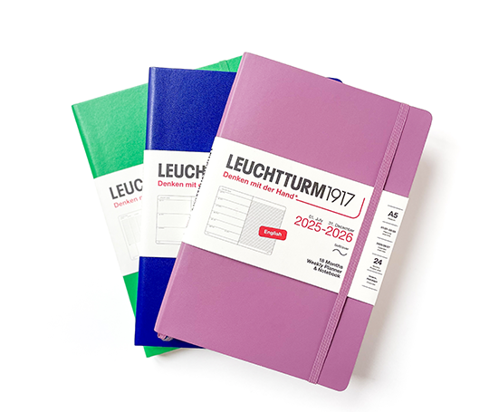 Leuchtturm agenda 25/26 A5 souple semaine & notes - Dusty Rose