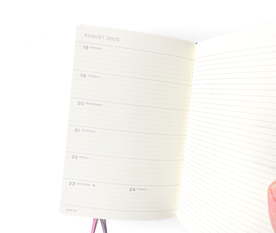 Leuchtturm agenda 25/26 A5 rigide en blocs - Spring Leaf
