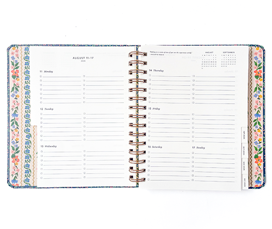 Rifle Paper Co. - Agenda académique 25/26 (17 mois) Wildwood