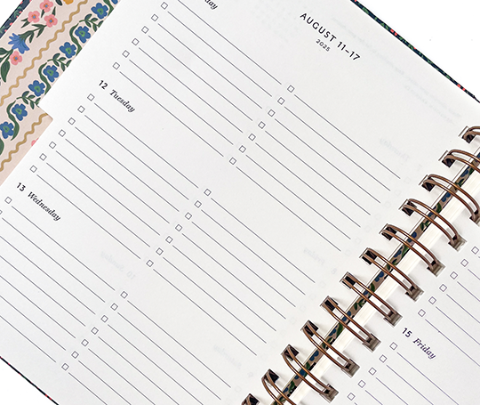 Rifle Paper Co. - Agenda académique 25/26 (17 mois) Wildwood