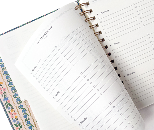 Rifle Paper Co. - Agenda académique 25/26 (17 mois) Wildwood