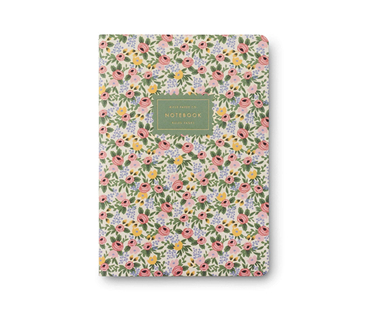Rifle Paper co - Set de 3 carnets à couverture souple Rosa