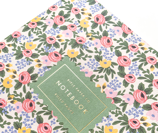 Rifle Paper co - Set de 3 carnets à couverture souple Rosa