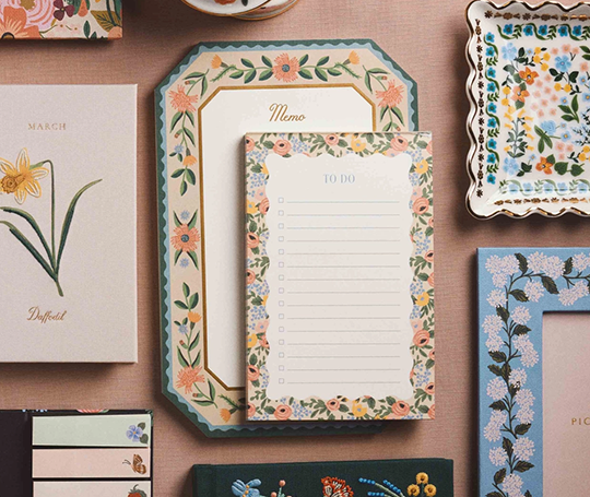 Rifle Paper Co. - Bloc mémo Aster