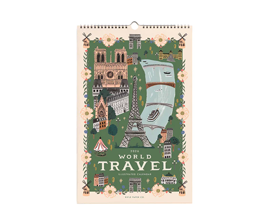 Rifle Paper Co. - Calendrier 2026 World Travel