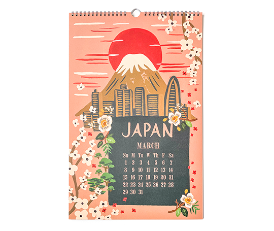 Rifle Paper Co. - Calendrier 2026 World Travel