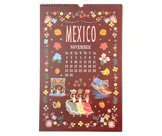 Rifle Paper Co. - Calendrier 2026 World Travel