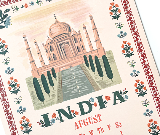 Rifle Paper Co. - Calendrier 2026 World Travel