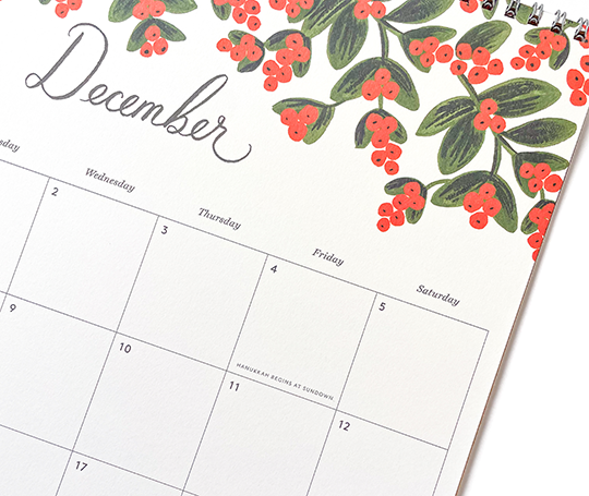 Rifle Paper Co. - Calendrier 2026 Dahlia