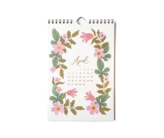 Rifle Paper Co. - Calendrier 2026 Strawberry Fields