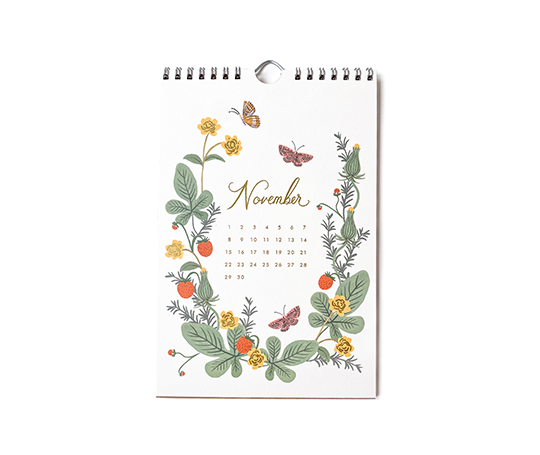 Rifle Paper Co. - Calendrier 2026 Strawberry Fields