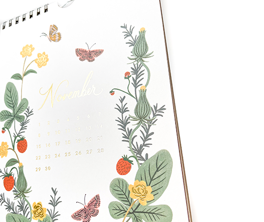 Rifle Paper Co. - Calendrier 2026 Strawberry Fields