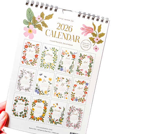 Rifle Paper Co. - Calendrier 2026 Strawberry Fields