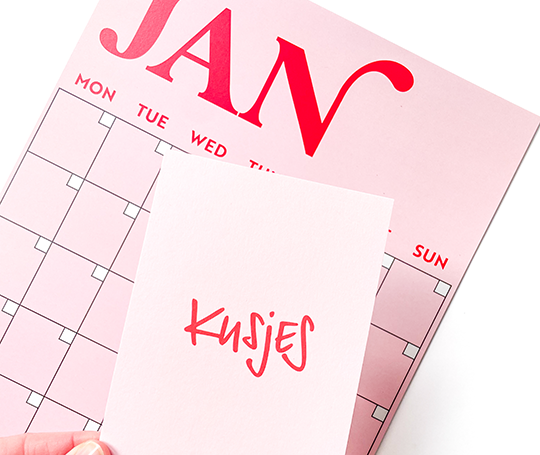 Wall planner non daté A3