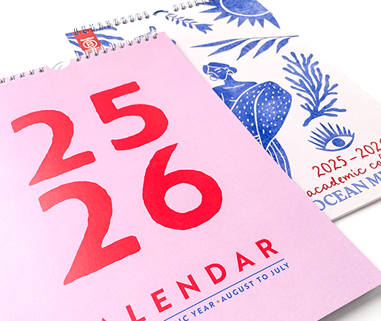 Calendrier académique 25/26 A4 - Bold colour