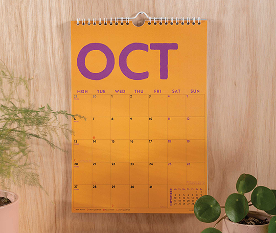 Calendrier académique 25/26 A4 - Bold colour
