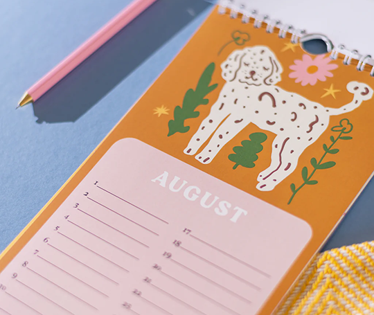 Calendrier d'anniversaires - Dogs & Doodles