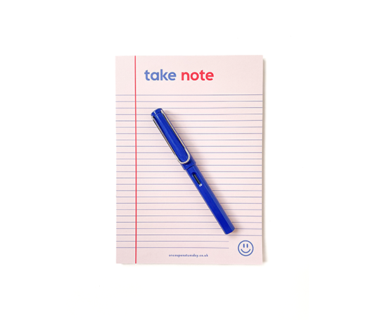 Bloc "Take Note"