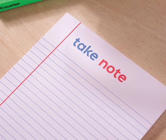 Bloc "Take Note"