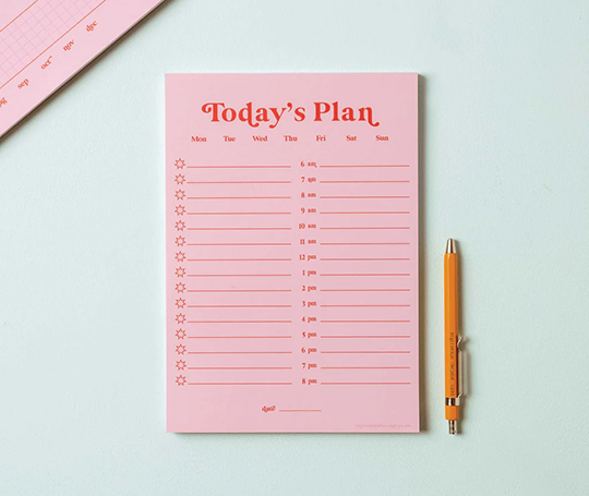 Bloc "Today's Plan"