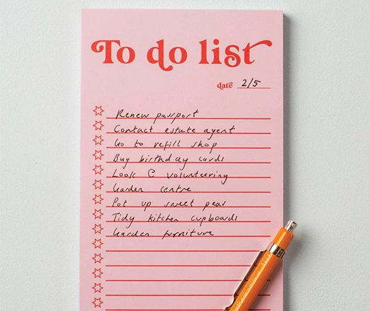 Bloc "To do list"