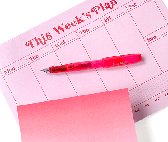 Bloc "This Week's Plan"