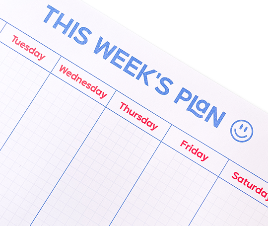 Bloc "This Week's Plan : )"