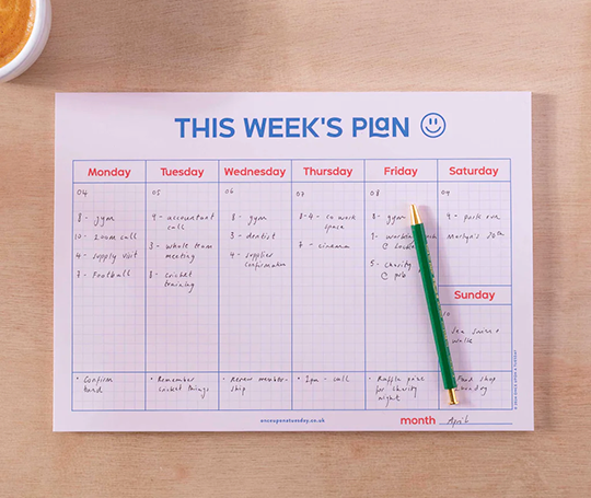 Bloc "This Week's Plan : )"