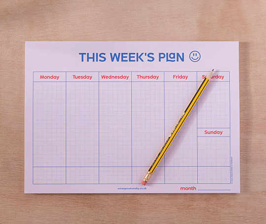 Bloc "This Week's Plan : )"