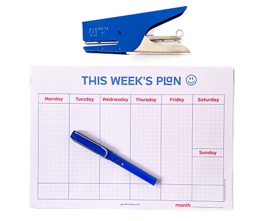 Bloc "This Week's Plan : )"