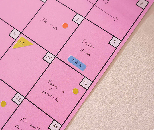Autocollants pour calendrier