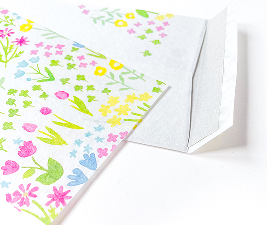 Papier à lettres "Le billet du jour" - Le jardin