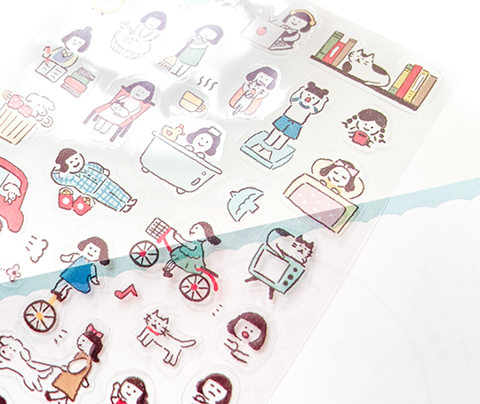 Mini autocollants - Petits personnages