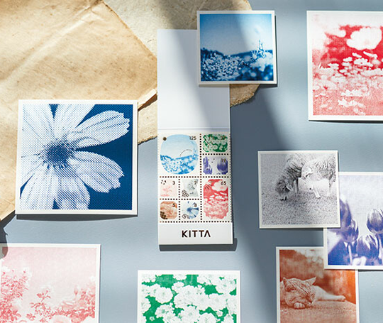 Kitta - Pochette de petits timbres - Photos riso