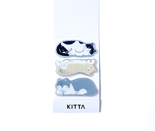 Kitta - Pochette d'autocollants - 3 Chats