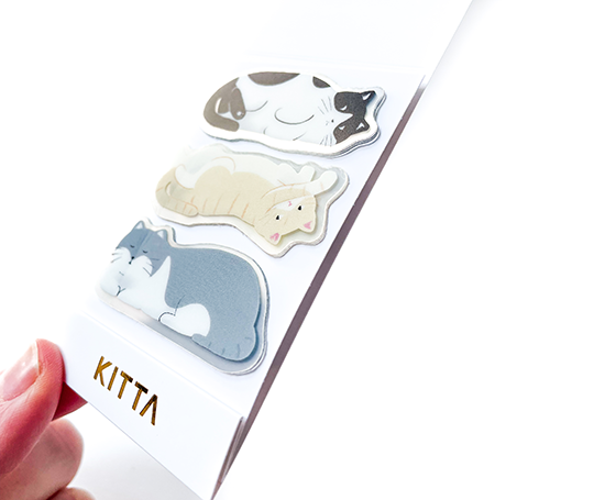 Kitta - Pochette d'autocollants - 3 Chats