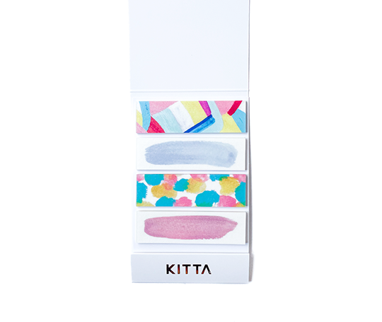 Kitta - Pochette de washi prédécoupé - Palette de couleurs