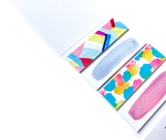 Kitta - Pochette de washi prédécoupé - Palette de couleurs