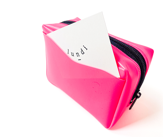 Nähe - Pochette de rangement - Rose fluo