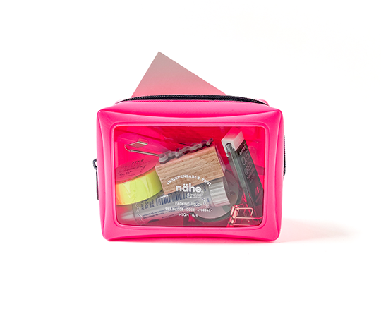 Nähe - Pochette de rangement - Rose fluo