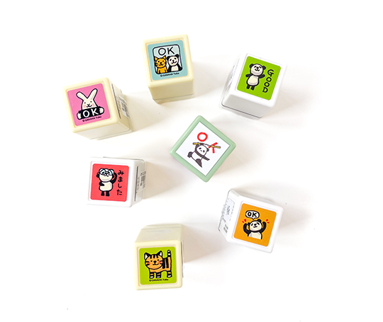 Cachet pré-encré - Panda kungfu OK