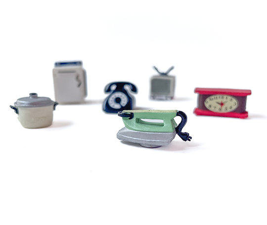 Midori - 6 mini aimants - Appareils Retro