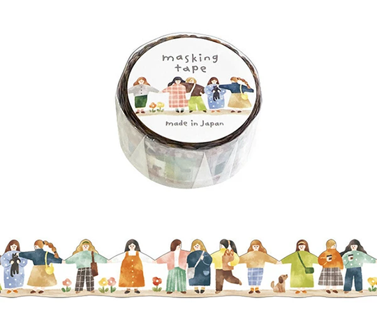 Masking tape découpé - Amies