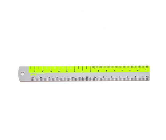 Règle en aluminium de 15 cm