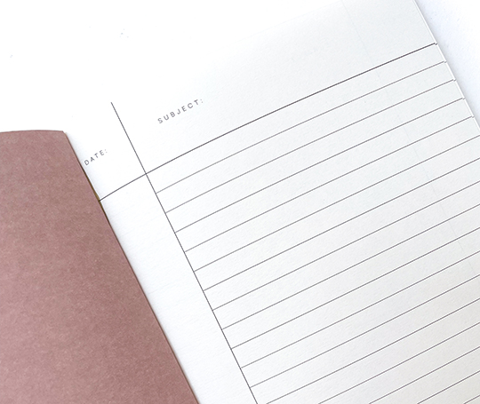 Notem - VITA carnet - Bright Red