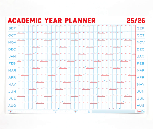 Crispin Finn Year Planner académique 25/26