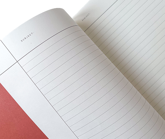 Notem - VITA carnet - Bright Red