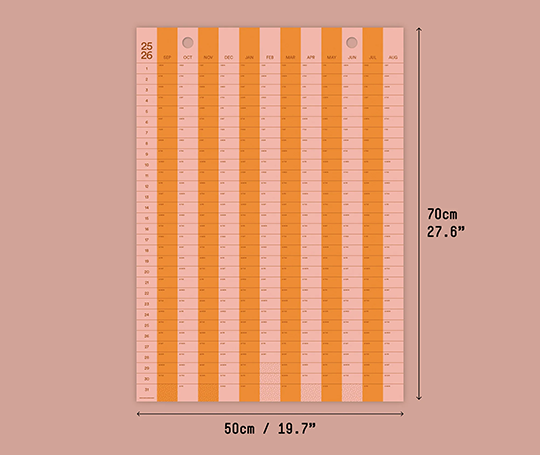 Affiche année académique 25/26 - Stripe